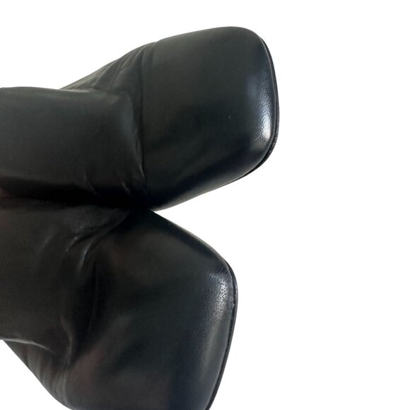 FRAME Black Leather Mules Flats Size 39.5 / US 9.5 - Picture 5 of 7